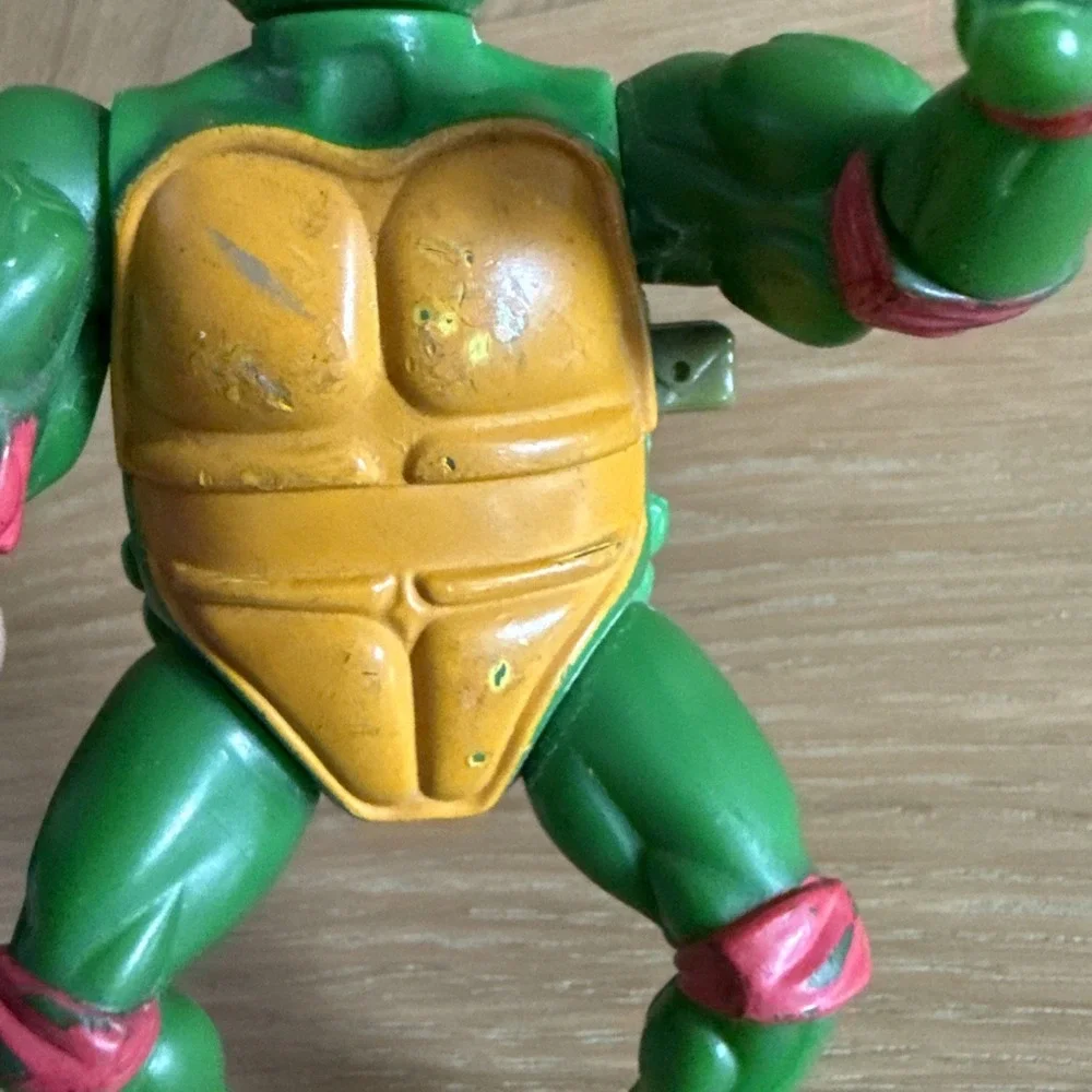 Vintage TMNT 1989 Wacky Action Breakfightin‎ Raphael Figure (No Accessories)